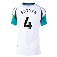 Camiseta Newcastle United Sven Botman #4 Visitante Equipación para mujer 2024-25 manga corta